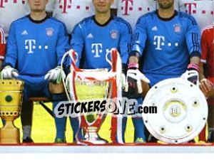 Sticker Mannschaft - FC Bayern München 2013-2014 n. 6 - Panini