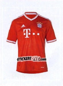 Sticker Trikot Home - FC Bayern München 2013-2014 n. 10 - Panini