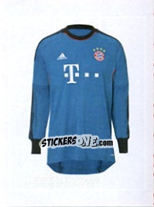 Sticker Trikot Torwart - FC Bayern München 2013-2014 n. 13 - Panini