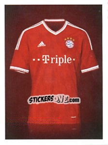 Sticker Trikot zum Triple 2013 - FC Bayern München 2013-2014 n. 15 - Panini