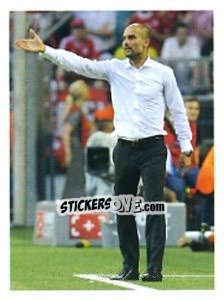 Sticker Trainer Pep Guardiola - FC Bayern München 2013-2014 n. 16 - Panini