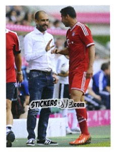 Sticker Trainer Pep Guardiola - FC Bayern München 2013-2014 n. 17 - Panini