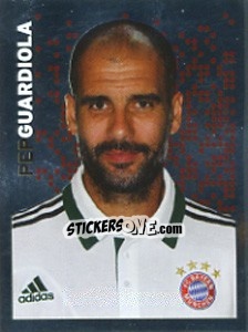 Sticker Trainer Pep Guardiola - FC Bayern München 2013-2014 n. 18 - Panini