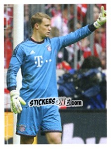 Sticker Manuel Neuer - FC Bayern München 2013-2014 n. 19 - Panini