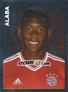 Sticker David Alaba - FC Bayern München 2013-2014 n. 72 - Panini