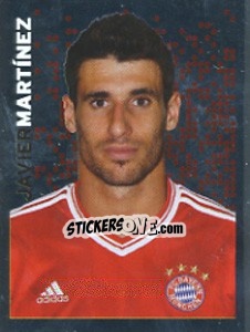 Cromo Javi Martinez - FC Bayern München 2013-2014 - Panini
