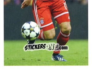 Sticker Arjen Robben - FC Bayern München 2013-2014 - Panini