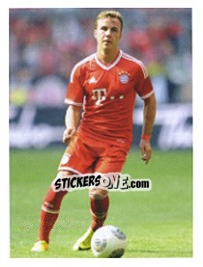 Sticker Mario Gotze - FC Bayern München 2013-2014 n. 108 - Panini