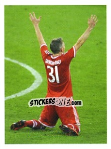 Sticker Bastian Schweinsteiger - FC Bayern München 2013-2014 n. 119 - Panini