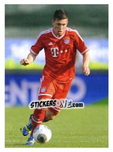 Sticker Pierre-Emile Hojbjerg - FC Bayern München 2013-2014 n. 127 - Panini