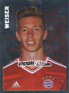 Sticker Mitchell Weiser - FC Bayern München 2013-2014 n. 135 - Panini