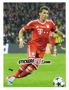 Sticker Mario Mandzukic - FC Bayern München 2013-2014 - Panini