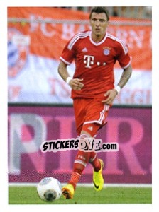 Cromo Mario Mandzukic - FC Bayern München 2013-2014 - Panini