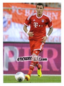 Sticker Mario Mandzukic - FC Bayern München 2013-2014 n. 150 - Panini