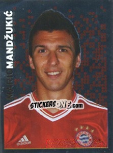Sticker Mario Mandzukic - FC Bayern München 2013-2014 n. 151 - Panini