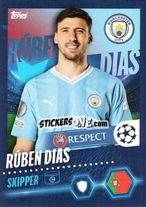 Sticker Rúben Dias - UEFA Champions League 2023-2024
 n. 298 - Topps