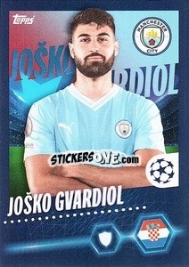 Sticker Joško Gvardiol - UEFA Champions League 2023-2024
 n. 299 - Topps