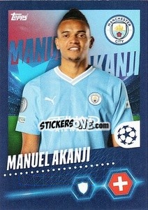 Sticker Manuel Akanji - UEFA Champions League 2023-2024
 n. 300 - Topps