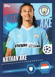 Sticker Nathan Aké - UEFA Champions League 2023-2024
 - Topps