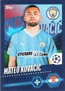Sticker Mateo Kovačić - UEFA Champions League 2023-2024
 n. 302 - Topps