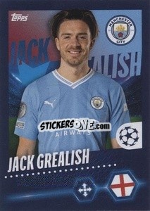 Sticker Jack Grealish - UEFA Champions League 2023-2024
 - Topps