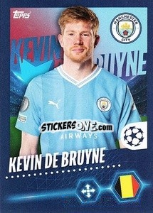 Sticker Kevin de Bruyne - UEFA Champions League 2023-2024
 n. 305 - Topps