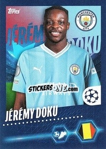 Sticker Jérémy Doku - UEFA Champions League 2023-2024
 n. 308 - Topps