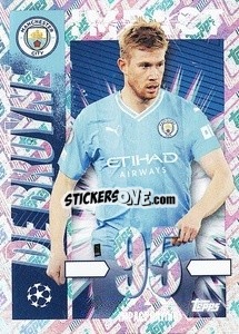 Sticker Kevin de Bruyne (Impact) - UEFA Champions League 2023-2024
 n. 312 - Topps