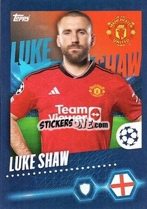 Sticker Luke Shaw - UEFA Champions League 2023-2024
 n. 320 - Topps