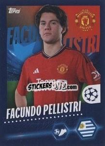 Sticker Facundo Pellistri - UEFA Champions League 2023-2024
 - Topps