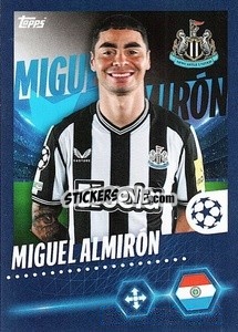 Sticker Miguel Almirón - UEFA Champions League 2023-2024
 - Topps
