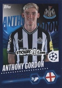 Figurina Anthony Gordon - UEFA Champions League 2023-2024
 - Topps