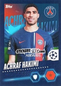 Sticker Achraf Hakimi - UEFA Champions League 2023-2024
 n. 353 - Topps