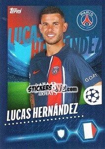 Sticker Lucas Hernández - UEFA Champions League 2023-2024
 n. 357 - Topps