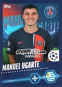 Sticker Manuel Ugarte - UEFA Champions League 2023-2024
 - Topps