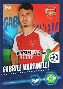 Sticker Gabriel Martinelli - UEFA Champions League 2023-2024
 - Topps