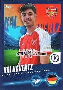 Sticker Kai Havertz - UEFA Champions League 2023-2024
 n. 62 - Topps