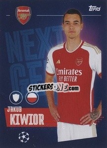 Sticker Jakub Kiwior (Next Gen) - UEFA Champions League 2023-2024
 n. 64 - Topps