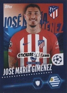 Sticker José María Giménez - UEFA Champions League 2023-2024
 - Topps