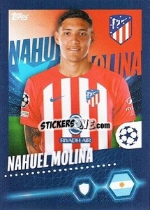 Sticker Nahuel Molina - UEFA Champions League 2023-2024
 - Topps