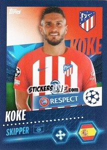 Sticker Koke - UEFA Champions League 2023-2024
 n. 75 - Topps