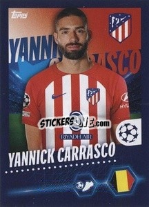 Sticker Yannick Carrasco - UEFA Champions League 2023-2024
 n. 77 - Topps