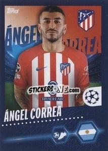 Sticker Ángel Correa - UEFA Champions League 2023-2024
 - Topps