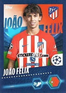 Sticker João Félix - UEFA Champions League 2023-2024
 n. 81 - Topps