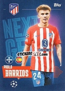 Cromo Pablo Barrios (Next Gen)