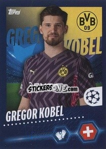 Sticker Gregor Kobel - UEFA Champions League 2023-2024
 - Topps