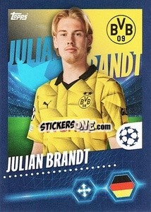 Sticker Julian Brandt - UEFA Champions League 2023-2024
 - Topps