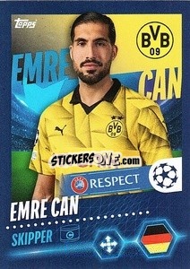Sticker Emre Can - UEFA Champions League 2023-2024
 n. 95 - Topps