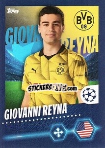Sticker Giovanni Reyna - UEFA Champions League 2023-2024
 n. 96 - Topps