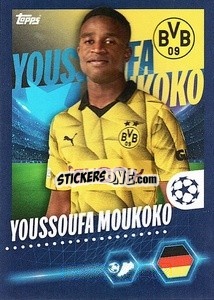 Sticker Youssoufa Moukoko - UEFA Champions League 2023-2024
 n. 99 - Topps
